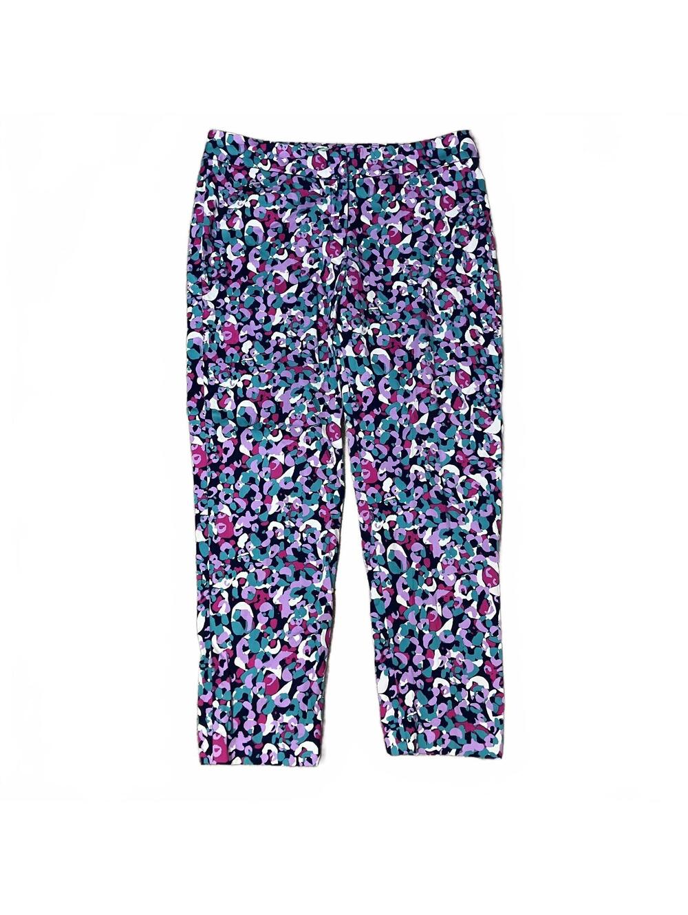 Cappagallo Resortwear Artsy Women's Retro-Preppy Whimsical Pants Size 10